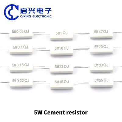 Kwaliteit Fabrieksdirect 5W 7W 10W 15W 20W 30W 40W 50W 100W Vermogen Keramisch Cement Resistor fabriek