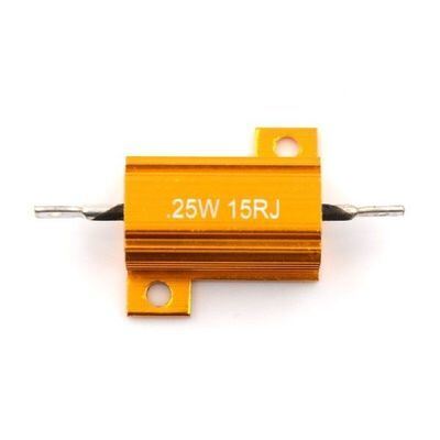 Kwaliteit RX24 15W 5RJ Wirewound Resistor Power Brake Load Aluminium Shell Resistor Hoge temperatuur fabriek