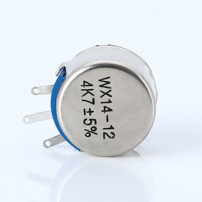 Kwaliteit WX14 12 3W Singleturn Draadgewonden Potentiometer 1K 2K2 3K3 4K7 10K 22K 100R 470R Verstelbare fabriek