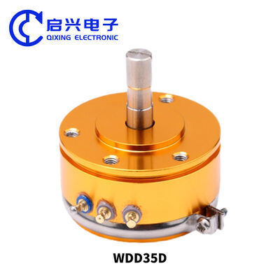 Kwaliteit WDD35D4 1K 2K 5K Rotary Potentiometer Precision Conductive Plastic Potentiometer fabriek