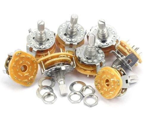 Kwaliteit 4 pool 5 positie Rotary Switch RS25-1-12 As 500V 50-60Hz 1 minuut Rotary Spanning Selector Switch fabriek