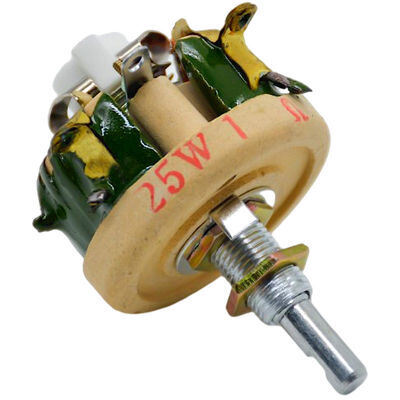 Kwaliteit High Power Wirewound Potentiometer Rotary Rheostat Disk Keramische variabele weerstand 25W 50W BC1 fabriek