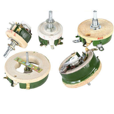 Kwaliteit Draadgewonden Cirkelvormige Schijf Weerstand BC1 100W 200W 300W 1K Instelbare Potentiometer fabriek