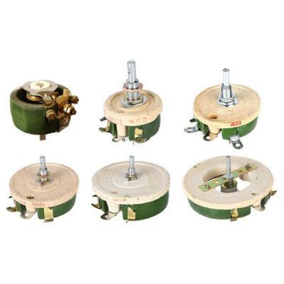 Kwaliteit BC1 American High Power Disk Variable Disc Verstelbare weerstand Glijdende rheostaat 25W 50W 100W 500W fabriek