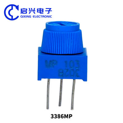 3386P-1-103 10K 1k 2k 5k 10k 20k 0.5W 1/2W PC Pins Through Hole Trimmer Potentiometer Cermet 1 Turn Top Aanpassing