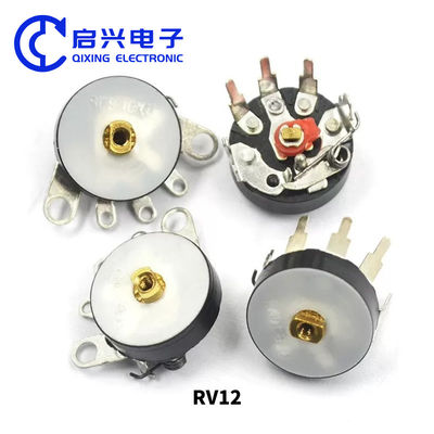 Radiovolume potentiometer rechte voet met schakelaar B50K RV12MM B103 B10K