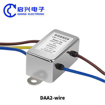 DAA2 220V 1A-10A Eénfasig lijn-AC EMI-geluidsfilter