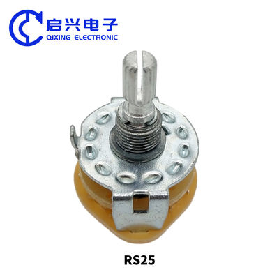 RS25 bandschakelaar met nominale vermogen van AC 125V 0.3A/AC 250V 06A