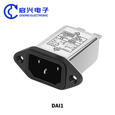 DAI1-serie IEC Socket Type EMI Single Phase Power Noise Filter 1A 3A 6A 10A