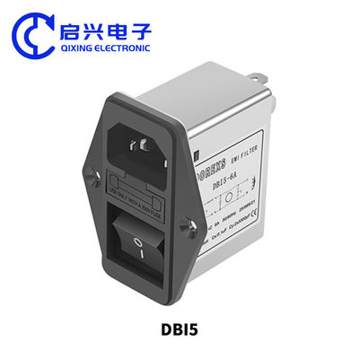 DBI5 IEC Socket Power Filter met lont en schakelaar 1A-10A EMI Lijnfilter