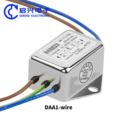 DAA1 10A Emi Filter Power Line EMI Ruisfilter Fabrikant Eénfasig AC 110VAC-250VAC 3A 6A 10A Emi Filter 16a