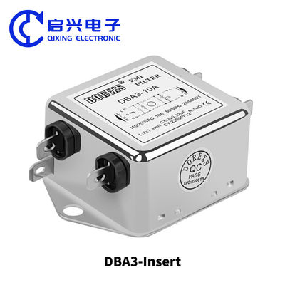 DBA3 EMI-filter 220V 1A 3A 6A Eénfasig universele serie-krachtfilter