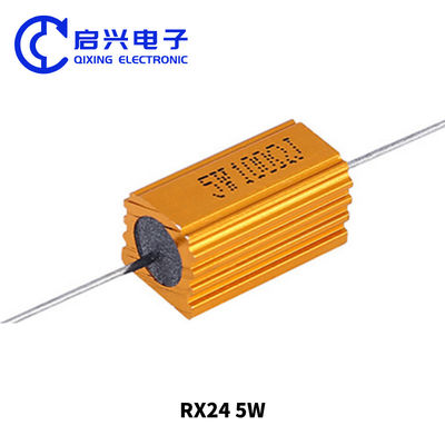 Wirewound Resistor 5W 100ohm met Gold Aluminium Shell