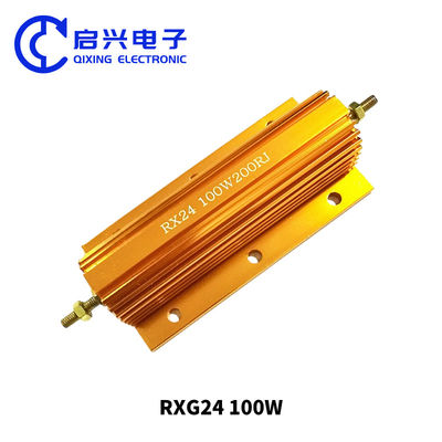RX24 RXG24 Wire Wound Resistor 100W 200RJ Met Gouden Aluminium Shell
