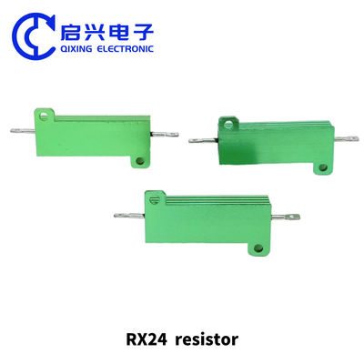 RX24 Aluminium hoes Resistor 50w Groene stroom beperkende veroudering belasting Resistor