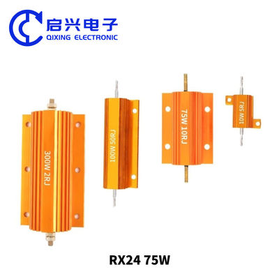 Hoogvermogen Wirewound Resistor 250W Met Gold Aluminium Shell