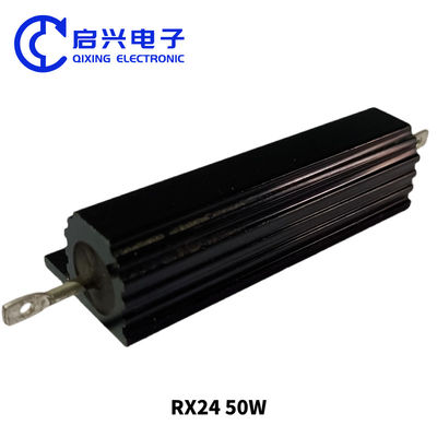 RX24 Zwarte aluminium behuizing 50W Draadwondremweerstand