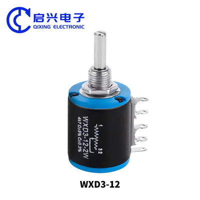 WXD3-12 Precision Multi Turn Wirewound Potentiometer Glijdend Rheostat 5 Turn Verstelbare Resistor