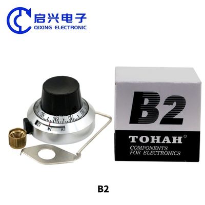 B2 46 mm 6,35 mm 15 beurten 10 beurten 7276 3590 534 potentiometer precieze wijzerknop vergrendelbare muts