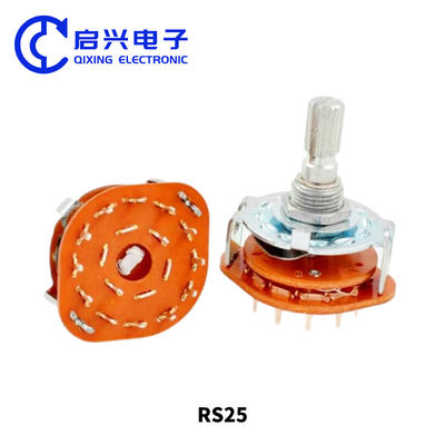 2 stuks RS25 Rotary Selector Switch 1 Pool 11 Positie 500V AC 1 MIN