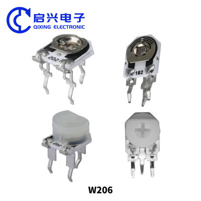 W206 0,25W enkelspeldpotentiometer met gemakkelijke aanpassing en langdurige werkbaarheid