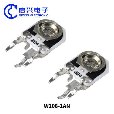 W208-serie verstelbare weerstand enkele spoel glazen keramische potentiometer 0,5w