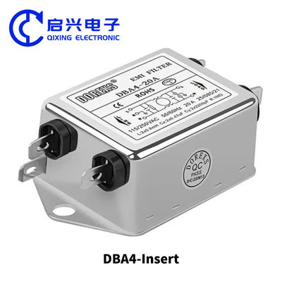 Eénfasig EMI-krachtfilter 220V DBA4-serie Stroom 20A-30A