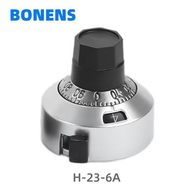 H-23-6A Multi-turn 0-14 15 Turns Volume Control Digitaal Kiesknop 3590S 534 Potentiometer Aluminium Knop 6.4mm