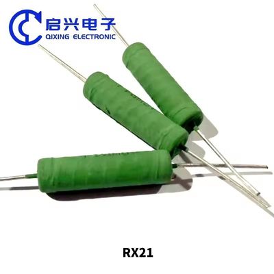 RX21 Groene verf Hoge precisie Vaste kracht cement Wirewound Resistor 0.5W 1W 2W 3W 4W 5W 6W 8W 10W 12W