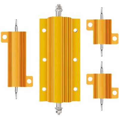 25W 50W 75W 100W 150W 200W 300W 500W 1000W Hoogvermogenweerstand Goud Aluminium Huisweerstand