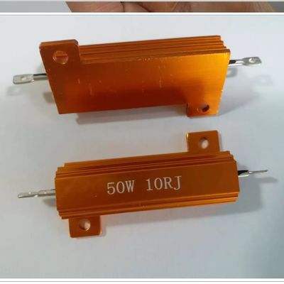 Wirewound Resistor 50w 10 Ohm 10rj RX24 Gold Aluminium Shell High Power Resistor
