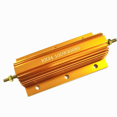 RX24 100W Gold Aluminium Housed Wirewound Power Resistor stroomweerstand dynamische remweerstand