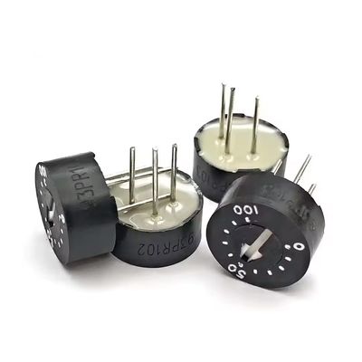93PR zwarte cirkelvormige gegradueerde potentiometer 102 202 502 103 203 503 104 204 504