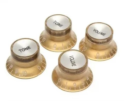 Online verkopen reflector gitaar knop hoed stijl snelheid knop volume/ toon controle gitaar knop