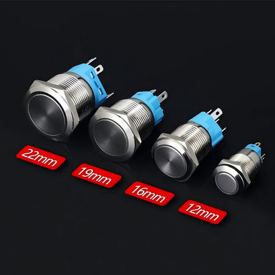 16 mm Uitgesneden grootte Verlichting Push Button Switch met 1A stroomcapaciteit voor aanpasbare verlichtingsoplossingen