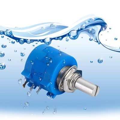 BONENS IP67 waterdicht 10 beurt Precision Multi-turn Rotary Wirewound Potentiometer met knop