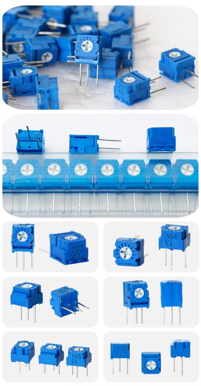 3323 Serie Eenvoudig draaiend metaal glas glazuur Trimmer potentiometer 3323s 2