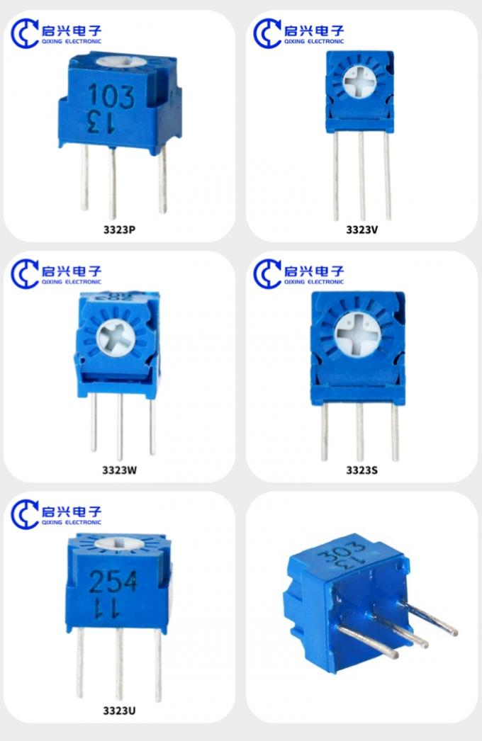 3323 Serie Eenvoudig draaiend metaal glas glazuur Trimmer potentiometer 3323s 1