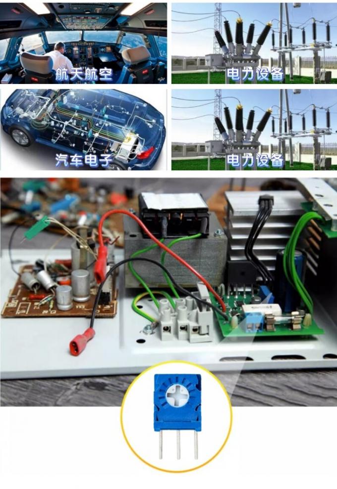 3323 Serie Eenvoudig draaiend metaal glas glazuur Trimmer potentiometer 3323s 5