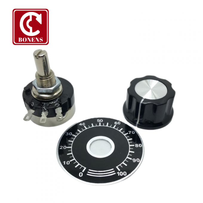 RV24YN20S koolstoffolie verstelbare enkel draaiende potentiometer roterende variabele weerstand 1