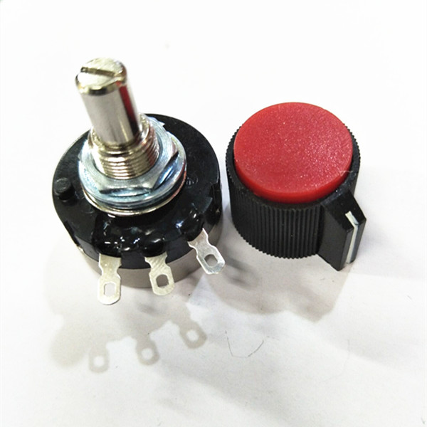 RV24YN20S koolstoffolie verstelbare enkel draaiende potentiometer roterende variabele weerstand 2