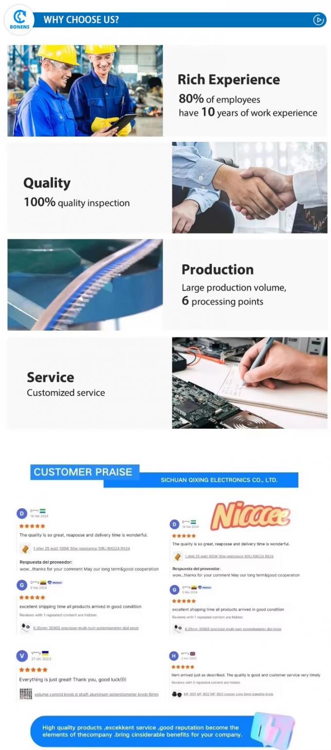 3269X, 3269P, 3269W BONENS Multi-Turn SMD Precision Trimmer Potentiometers / Verstelbare weerstanden 19