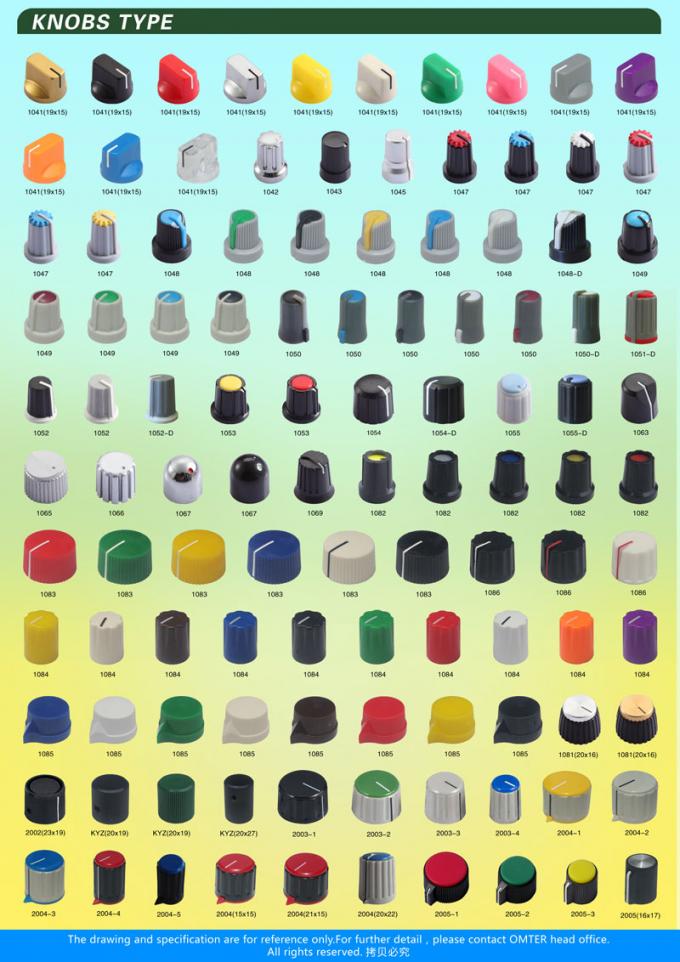 AG1 D Schacht 15X16mm Plastic potentiometer knoppen Verschillende soorten Elektronische accessoires 13