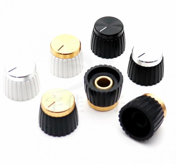 Audioversterker Tone Knob Goud Zilver Aluminium Marshall Knob 2