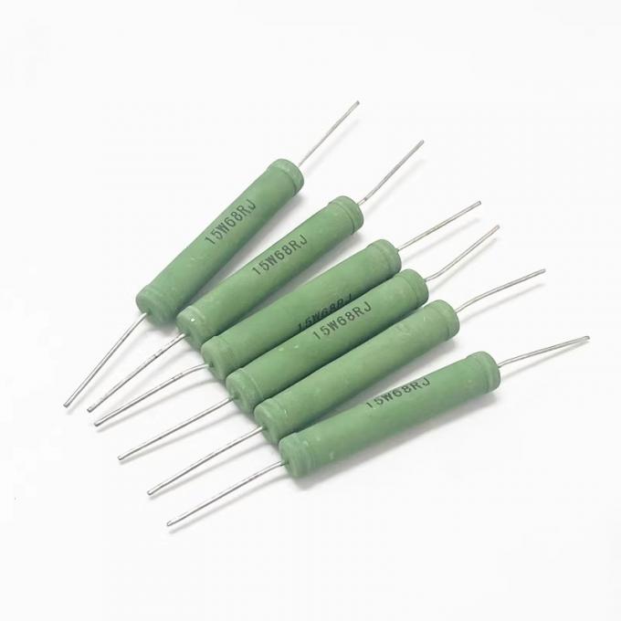 RX21 Groene verf Hoge precisie Vaste kracht cement Wirewound Resistor 0.5W 1W 2W 3W 4W 5W 6W 8W 10W 12W 1