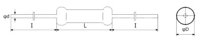 RX21 Groene verf Hoge precisie Vaste kracht cement Wirewound Resistor 0.5W 1W 2W 3W 4W 5W 6W 8W 10W 12W 3