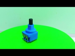 WH116AK-serie Dimmer Dual Control Potentiometer B500K 5-pin met draaiende schakelaar Halve schacht Handle Le