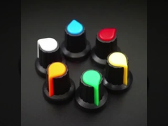 AG2 Plastic potentiometer knop 15X17MM WH148 Knop Diameter 6mm Cap