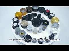 Zwart zilver goud potentiometer Versterker voorversterker Audio Stereo Volume regelaar knop vervanging
