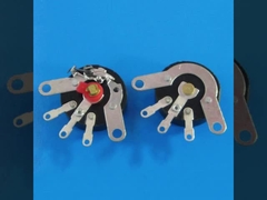 RV12 12 mm lineaire koolstoffilm roterende duimwiel potentiometer met schakelaar